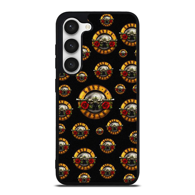GUNS N ROSES ROCK BAND PATTERN Samsung Galaxy S23 Case Cover