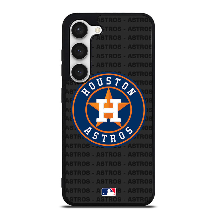 HOUSTON ASTROS BASEBALL BLACK Samsung Galaxy S23 Case Cover
