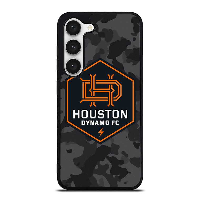 HOUSTON DYNAMO FC MLS BLACK CAMO Samsung Galaxy S23 Case Cover