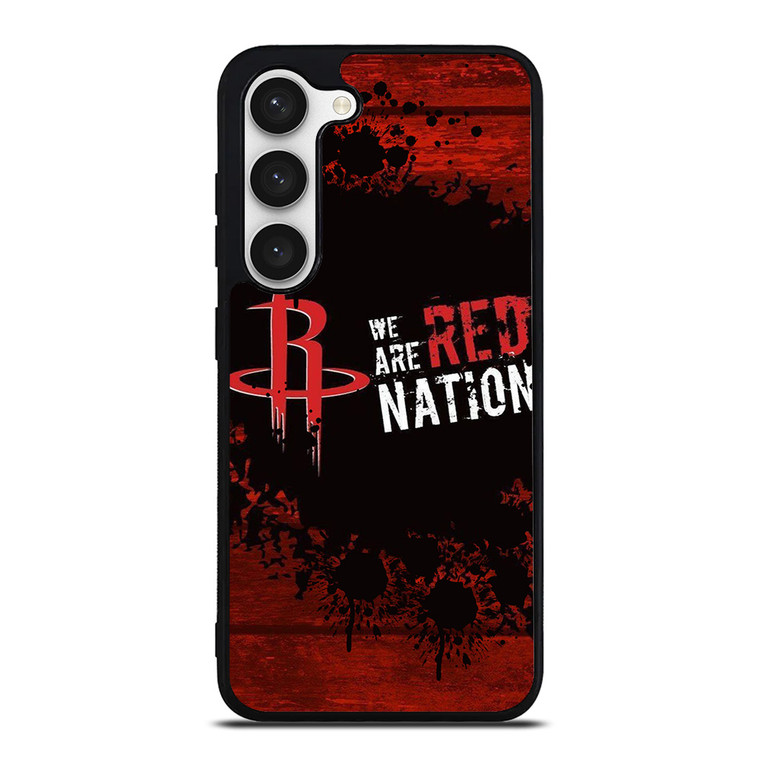 HOUSTON ROCKETS NBA WE ARE RED NATION Samsung Galaxy S23 Case Cover