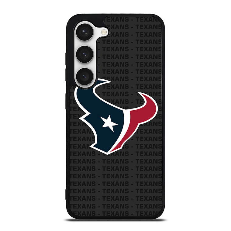 HOUSTON TEXANS FOOTBALL TEXT Samsung Galaxy S23 Case Cover