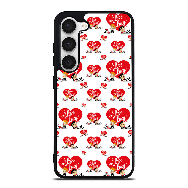 I LOVE LUCY CARTOON PATTERN Samsung Galaxy S23 Case Cover