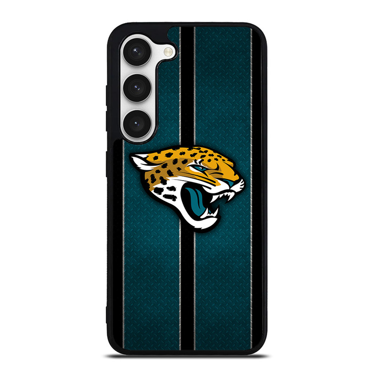 JACKSONVILLE JAGUARS NFL METAL STRIPE Samsung Galaxy S23 Case Cover
