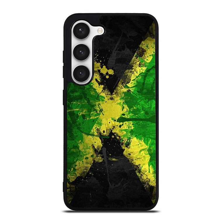 JAMAICAN FLAG SPLASH Samsung Galaxy S23 Case Cover