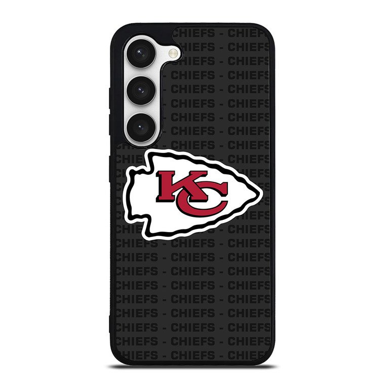 KANSAS CITY CHIEFS FOOTBALL TEXT Samsung Galaxy S23 Case Cover