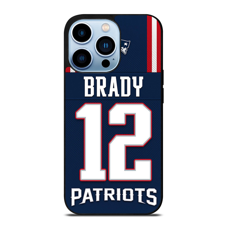 TOM BRADY NEW ENGLAND PATRIOTS NFL JERSEY iPhone 13 Pro Max Case Cover