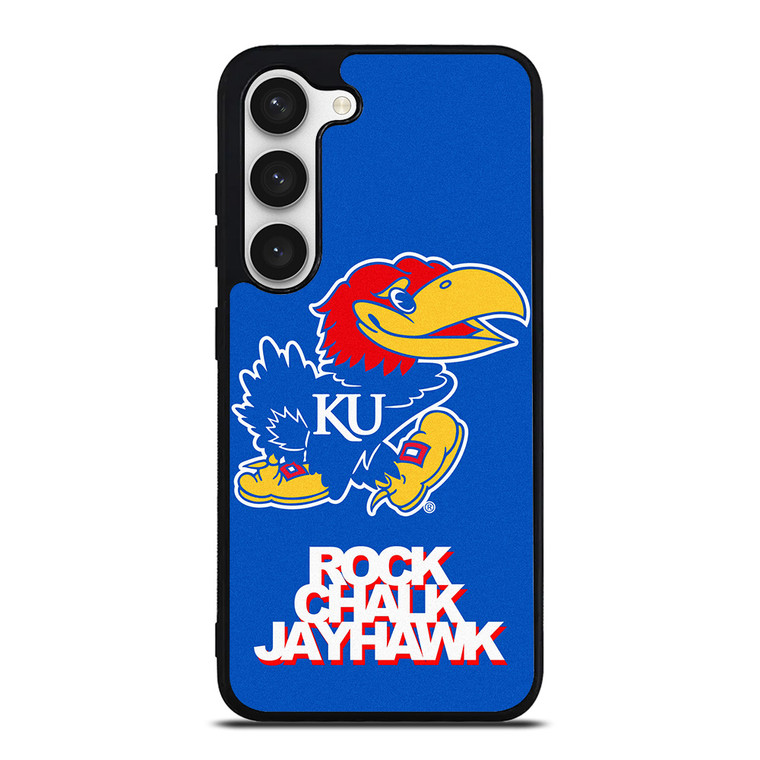 KANSAS JAYHAWKS ROCK CHALK Samsung Galaxy S23 Case Cover