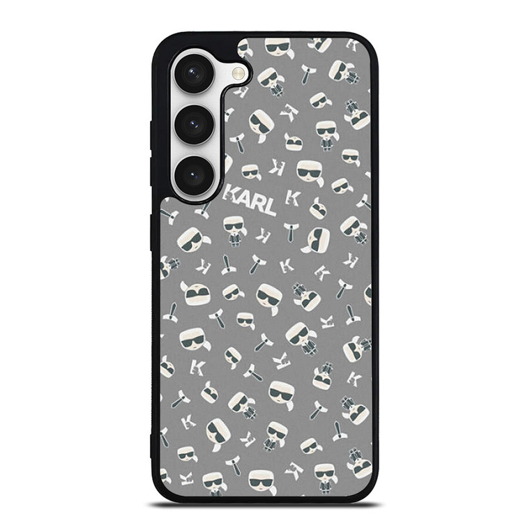 KARL LAGERFIELD PATTERN Samsung Galaxy S23 Case Cover