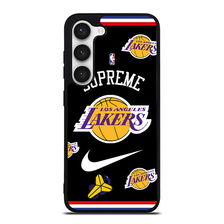 LA LAKERS NBA X SUPREME NIKE Samsung Galaxy S23 Case Cover