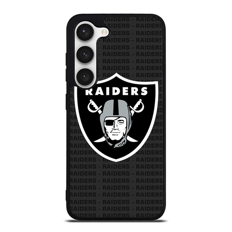 LAS VEGAS RAIDERS FOOTBALL TEXT Samsung Galaxy S23 Case Cover