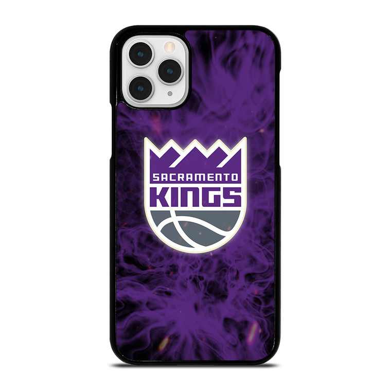SACRAMENTO KINGS BASKETBALL NBA FIRE iPhone 11 Pro Case Cover