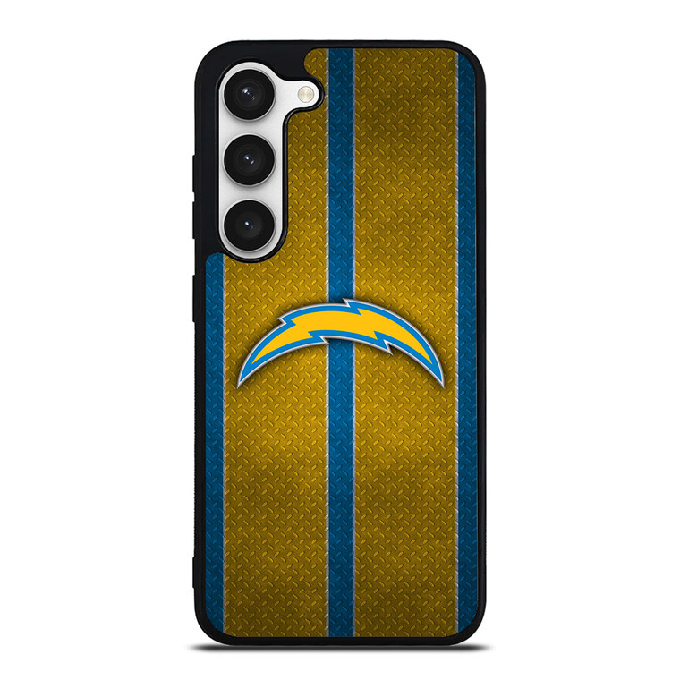LOS ANGELES CHARGERS NFL METAL STRIPE Samsung Galaxy S23 Case Cover