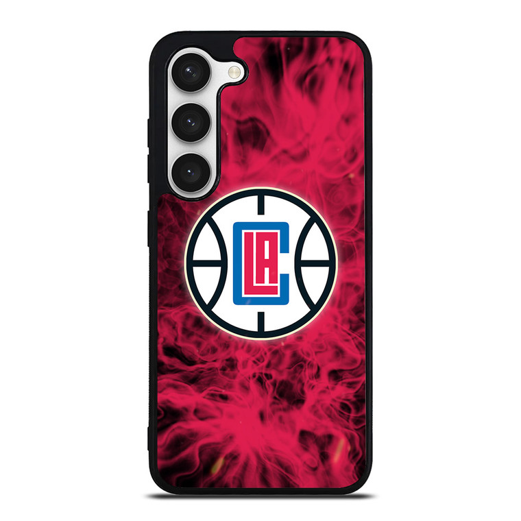 LOS ANGELES CLIPPERS BASKETBALL NBA FIRE Samsung Galaxy S23 Case Cover