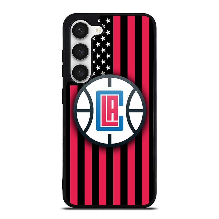 LOS ANGELES CLIPPERS NBA USA FLAG Samsung Galaxy S23 Case Cover
