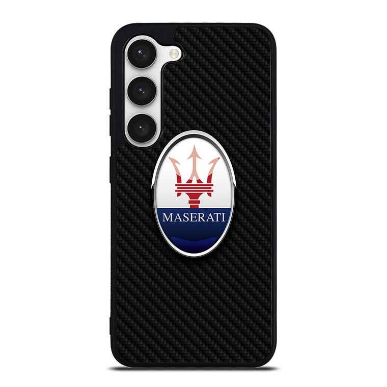 MASERATI LOGO CARBON FIBER Samsung Galaxy S23 Case Cover