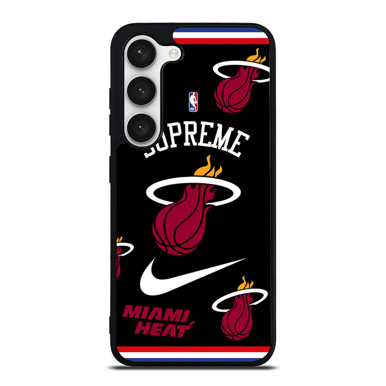 MIAMI HEAT NBA X SUPREME NIKE Samsung Galaxy S23 Case Cover