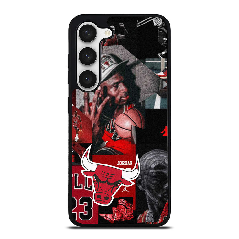 MICHAEL JORDAN CHICAGO BULLS COLLAGE Samsung Galaxy S23 Case Cover MICHAEL JORDAN CHICAGO BULLS COLLAGE Samsung Galaxy S23 Case Cover