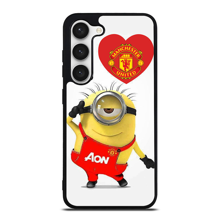 MINIONS LOVE MANCHESTER UNITED Samsung Galaxy S23 Case Cover MINIONS LOVE MANCHESTER UNITED Samsung Galaxy S23 Case Cover