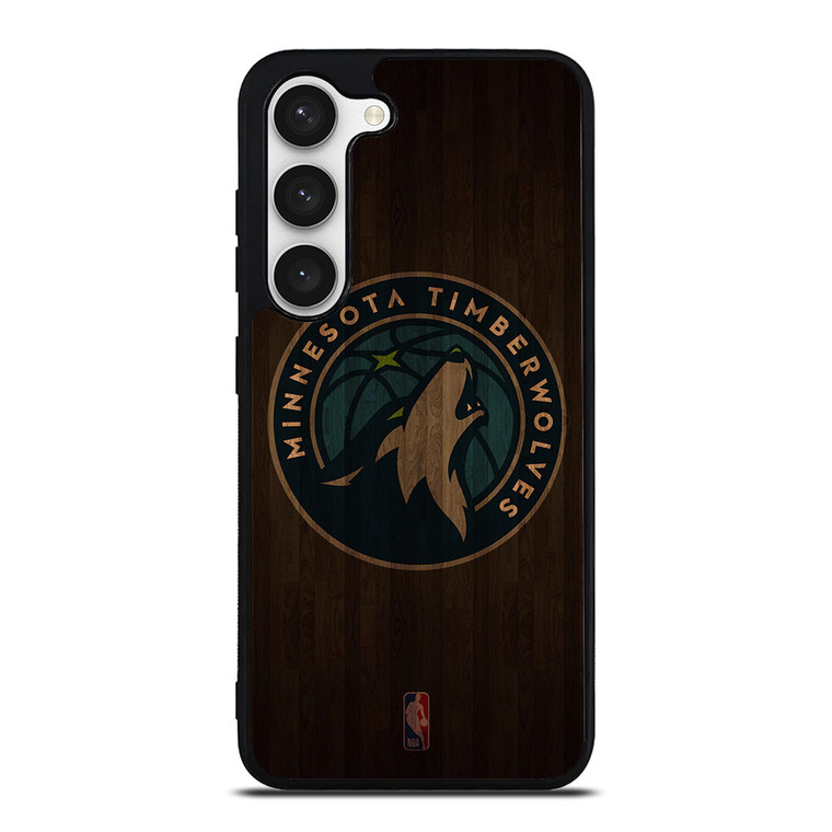 MINNESOTA TIMBERWOLVES BASKETBALL COURT NBA Samsung Galaxy S23 Case Cover