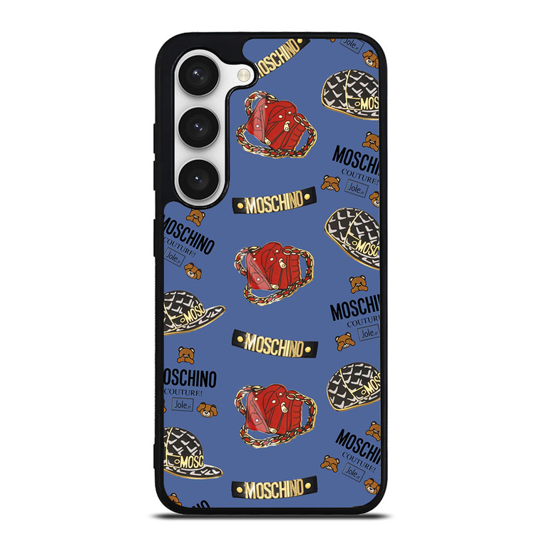 MOSCHINO BEAR COUTURE PATTERN Samsung Galaxy S23 Case Cover