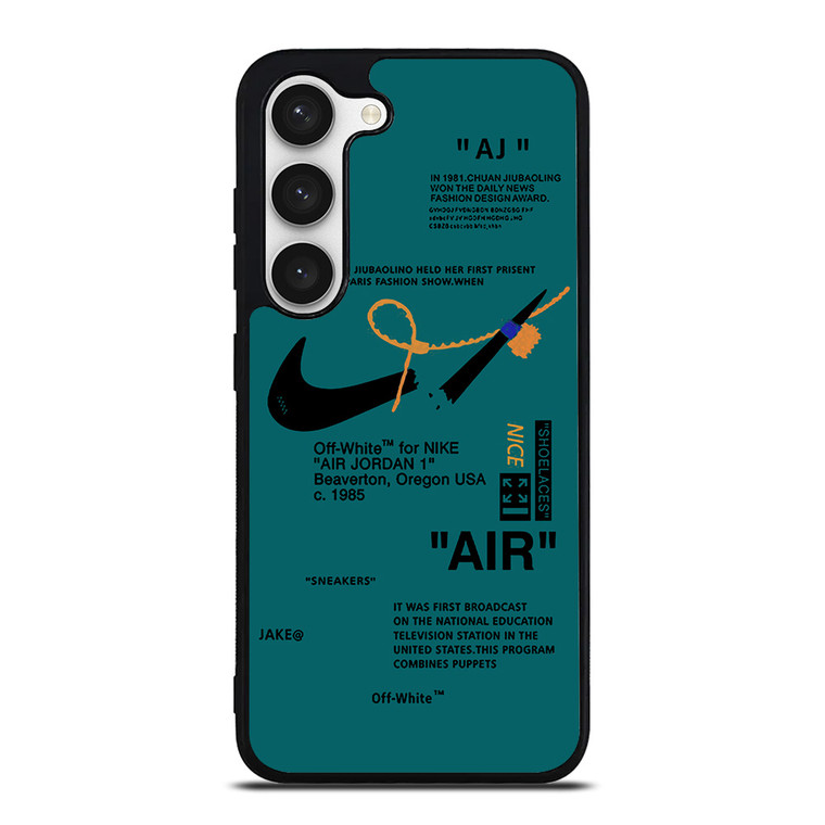 NIKE AIR OFF WHITE TOSCA Samsung Galaxy S23 Case Cover