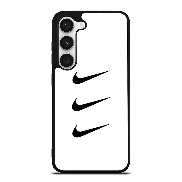 NIKE TRIPPLE SWOOSH WHITE Samsung Galaxy S23 Case Cover