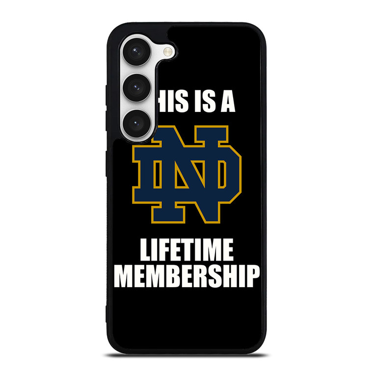 NOTRE DAME FIGHTING IRISH MEMBERSHIP Samsung Galaxy S23 Case Cover