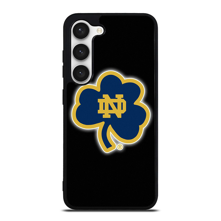 NOTRE DAME FOOTBALL LEAF CLOVER Samsung Galaxy S23 Case Cover