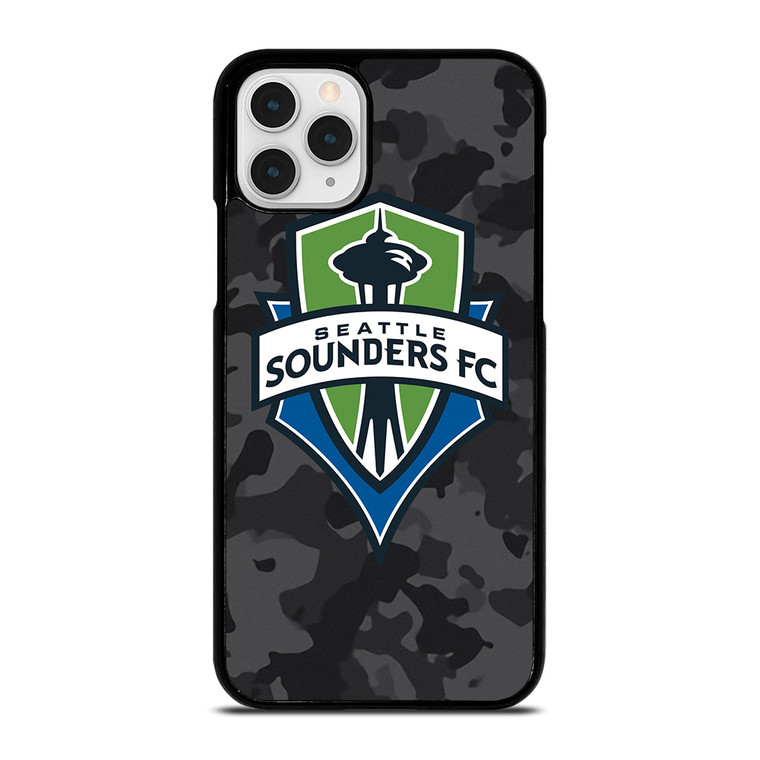 SEATTLE SOUNDERS FC MLS BLACK CAMO iPhone 11 Pro Case Cover