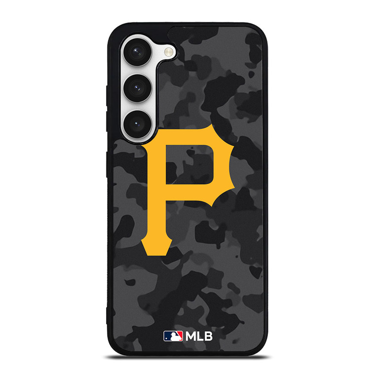 PITTSBURGH PIRATES BASEBALL BLACK CAMO Samsung Galaxy S23 Case Cover