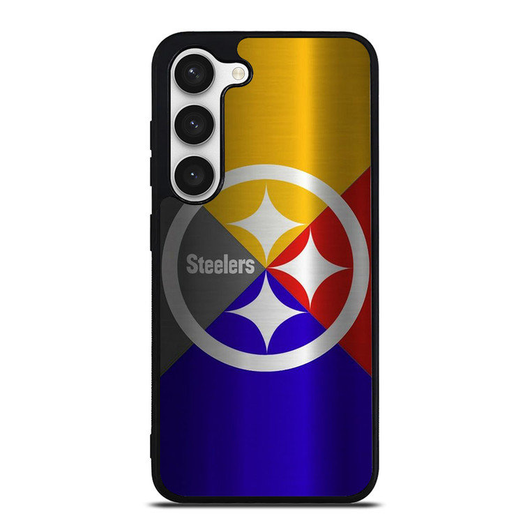 PITTSBURGH STEELERS NFL FOOTBALL METAL Samsung Galaxy S23 Case Cover