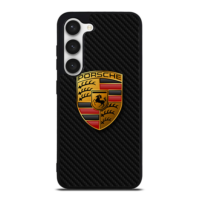 PORSCHE AUTOMOBILE CARBON FIBER Samsung Galaxy S23 Case Cover