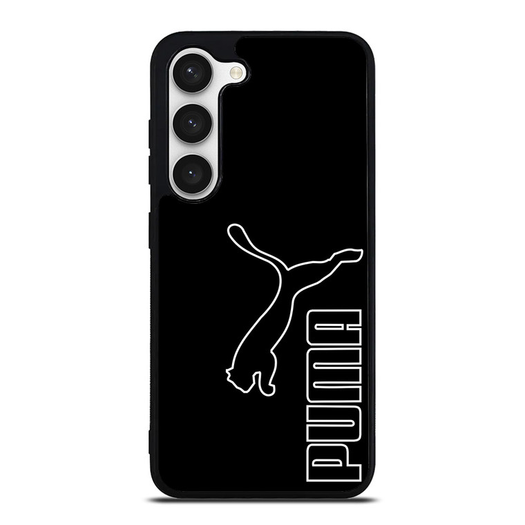 PUMA LOGO BLACK Samsung Galaxy S23 Case Cover
