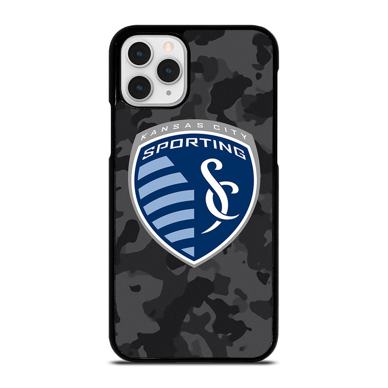 SPORTING KANSAS CITY MLS BLACK CAMO iPhone 11 Pro Case Cover