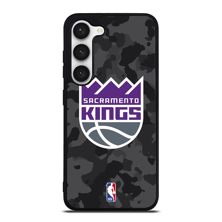 SACRAMENTO KINGS BLACK CAMO Samsung Galaxy S23 Case Cover