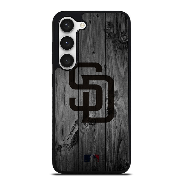 SAN DIEGO PADRES BASEBALL MLB WOOD LOGO Samsung Galaxy S23 Case Cover