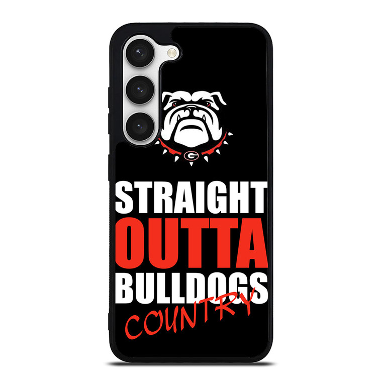 STRAIGHT OUTTA GEORGIA BULLDOGS Samsung Galaxy S23 Case Cover