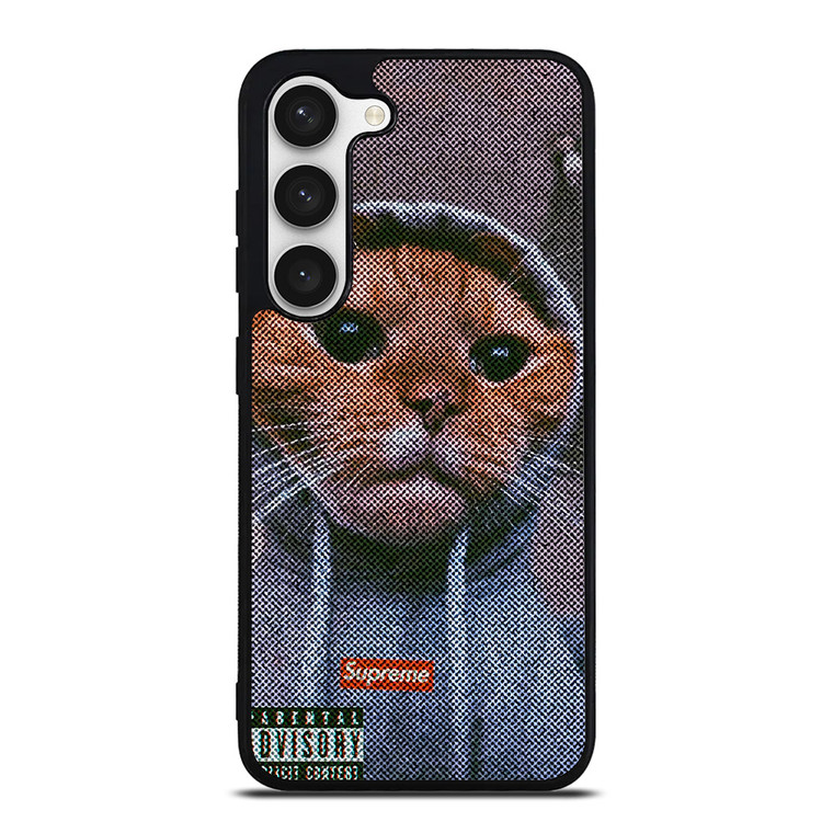 SUPREME CUTE CAT 2 Samsung Galaxy S23 Case Cover