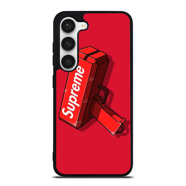 SUPREME MONEY GUN Samsung Galaxy S23 Case Cover