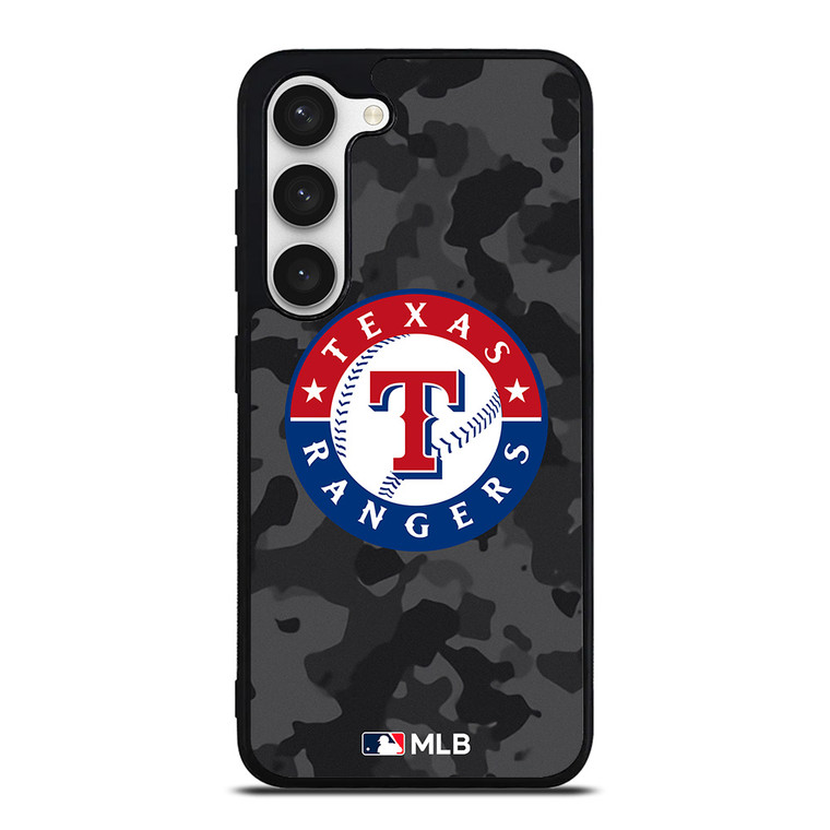TEXAS RANGERS BASEBALL BLACK CAMO Samsung Galaxy S23 Case Cover