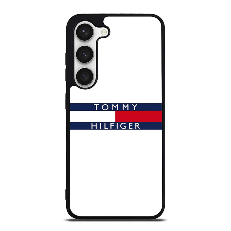 TOMMY HILFIGER WHITE Samsung Galaxy S23 Case Cover