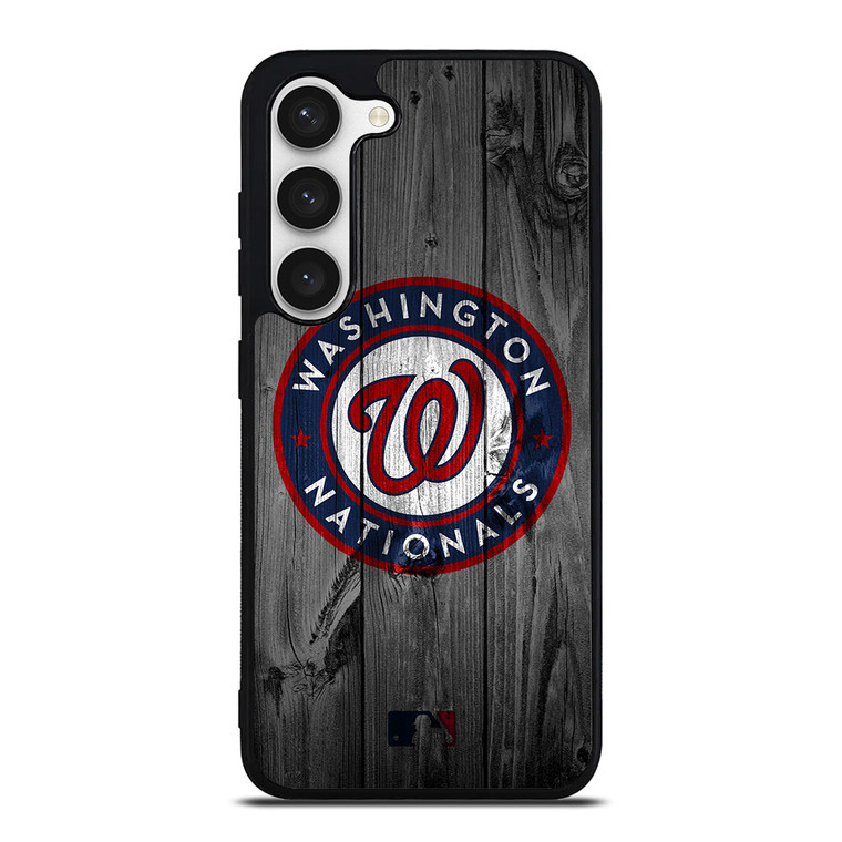 WASHINGTON NATIONALS BASEBALL MLB WOOD LOGO Samsung Galaxy S23 Case Cover