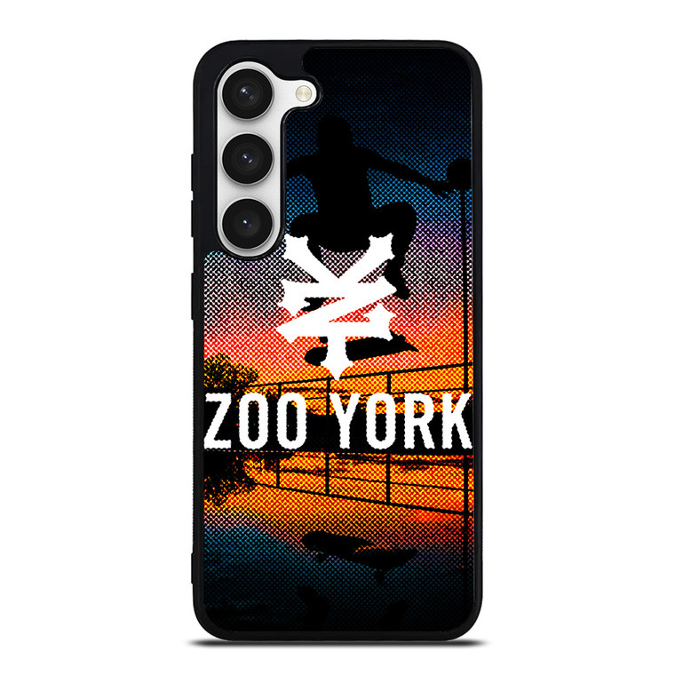 ZOO YORK SKATEBOARD SUNSET SKY Samsung Galaxy S23 Case Cover