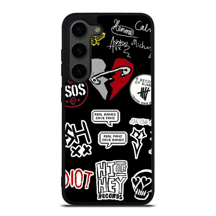 5 SECONDS OF SUMMER BAND COLLAGE Samsung Galaxy S23 Plus Case Cover