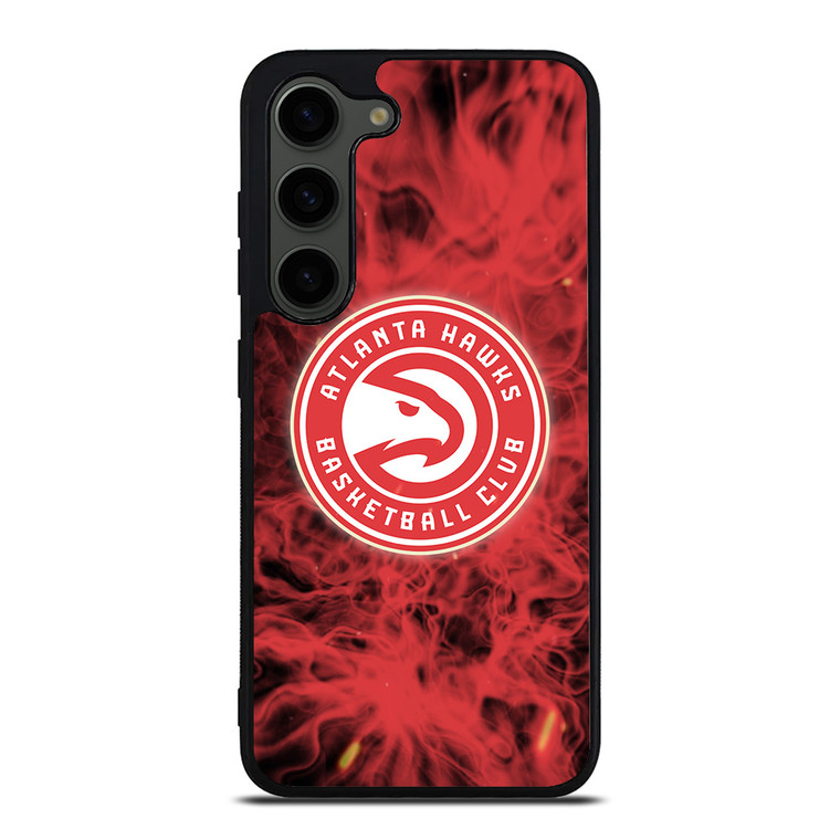 ATLANTA HAWKS BASKETBALL NBA FIRE Samsung Galaxy S23 Plus Case Cover