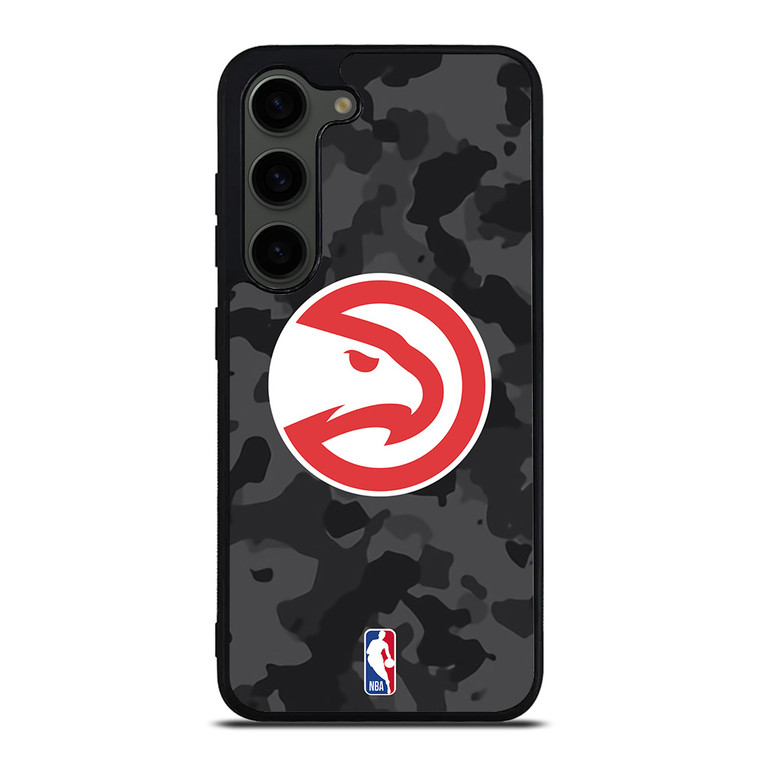 ATLANTA HAWKS BLACK CAMO Samsung Galaxy S23 Plus Case Cover