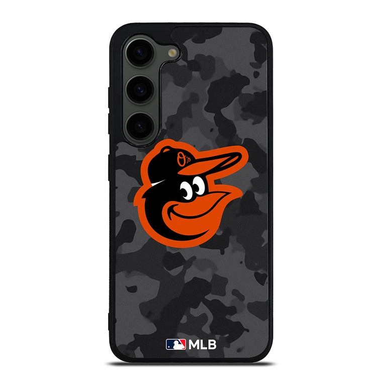 BALTIMORE ORIOLES BASEBALL BLACK CAMO Samsung Galaxy S23 Plus Case Cover