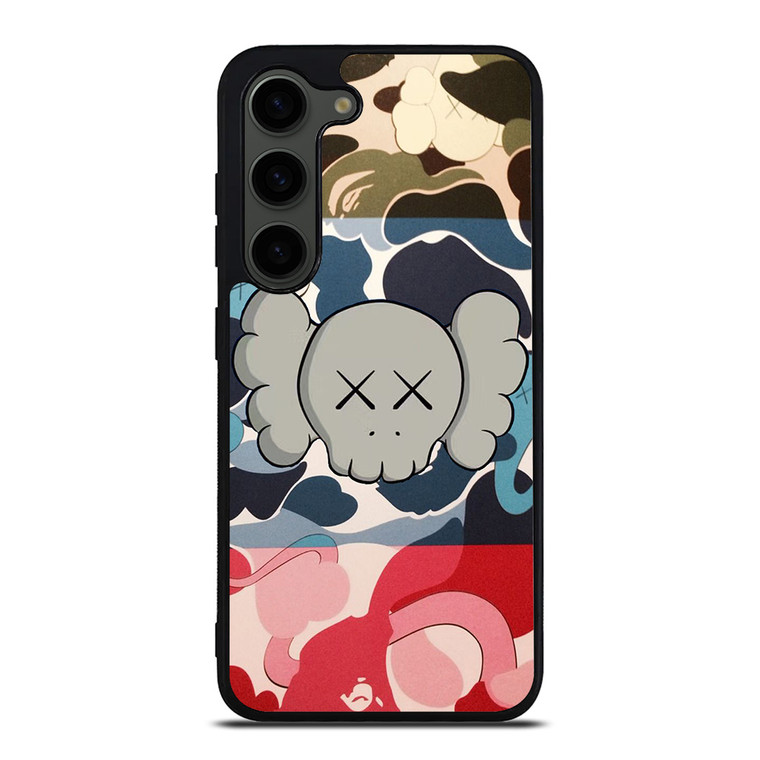BAPE CAMO KAWS Samsung Galaxy S23 Plus Case Cover