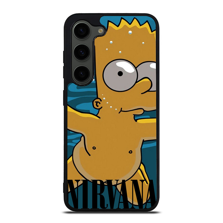 BART SIMPSONS NEVERMIND NIRVANA Samsung Galaxy S23 Plus Case Cover