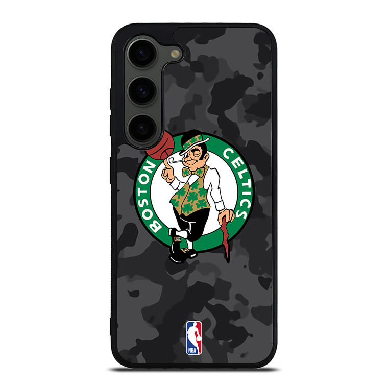 BOSTON CELTICS BLACK CAMO Samsung Galaxy S23 Plus Case Cover